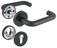 КОМПЛЕКТ ДВЕРНЫХ РУЧЕК С НАКЛАДКАМИ ПОД ЦИЛИНДР FR.DH57.0219 NE 8x140, BL-24 ММ, ЧЕРНЫЙ КОМПЛЕКТ ДВЕРНЫХ РУЧЕК С НАКЛАДКАМИ ПОД ЦИЛИНДР FR.DH57.0219 NE 8x140, BL-24 ММ, ЧЕРНЫЙ