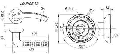 РУЧКА РАЗДЕЛЬНАЯ LOUNGE AR SG/GP-4 МАТОВОЕ ЗОЛОТО/ЗОЛОТО, КВАДРАТ 8x130 ММ РУЧКА РАЗДЕЛЬНАЯ LOUNGE AR SG/GP-4 МАТОВОЕ ЗОЛОТО/ЗОЛОТО, КВАДРАТ 8x130 ММ