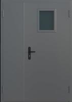 ДВЕРЬ МЕТАЛЛИЧЕСКАЯ ПРОТИВОПОЖАРНАЯ-1 ЕI (15, 30,  60) С ОСТЕКЛЕНИЕМ (ДВУХДВЕРНАЯ ) ДВЕРЬ МЕТАЛЛИЧЕСКАЯ ПРОТИВОПОЖАРНАЯ-1 ЕI (15, 30,  60) С ОСТЕКЛЕНИЕМ (ДВУХДВЕРНАЯ )