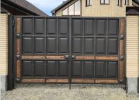 МЕТАЛЛИЧЕСКИЕ ВОРОТА С КАЛИТКОЙ (3,71 м х 2,30 м) (1,17 м х 2,30 м) МЕТАЛЛИЧЕСКИЕ ВОРОТА С КАЛИТКОЙ (3,71 м х 2,30 м) (1,17 м х 2,30 м)