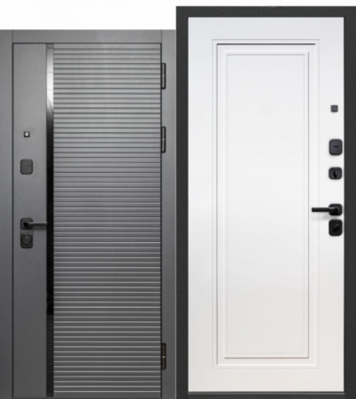 9СМ МДФ/МДФ САТИН ГРАФИТ ЭМАЛИТ 